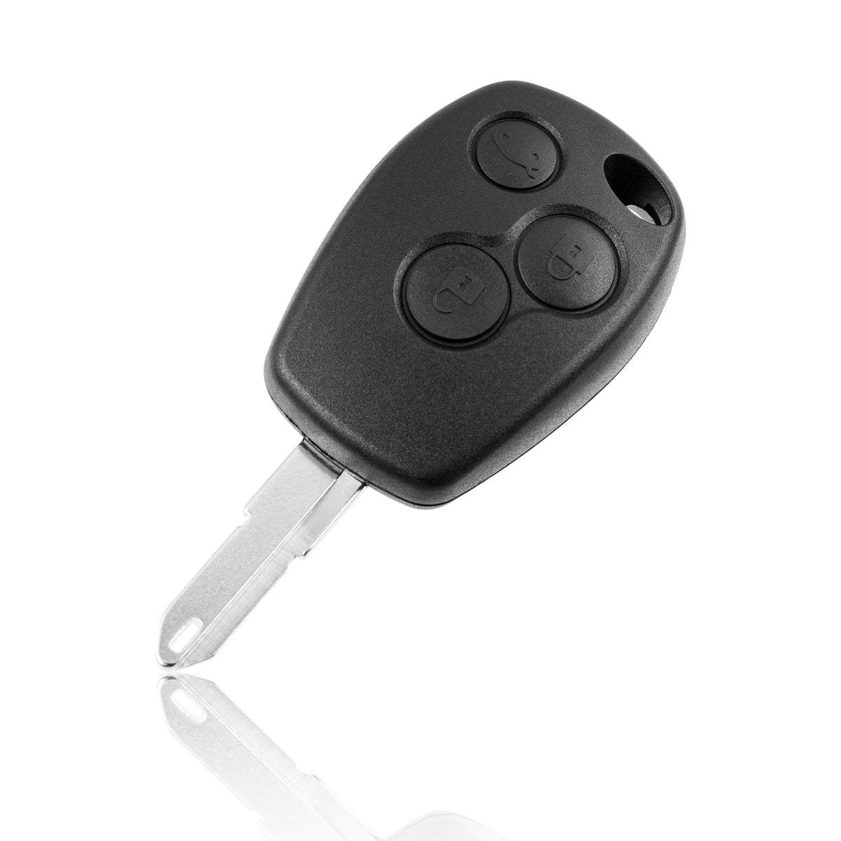 Renault Schlüsselgehäuse – 3 Tasten | mit Schlüsselbart