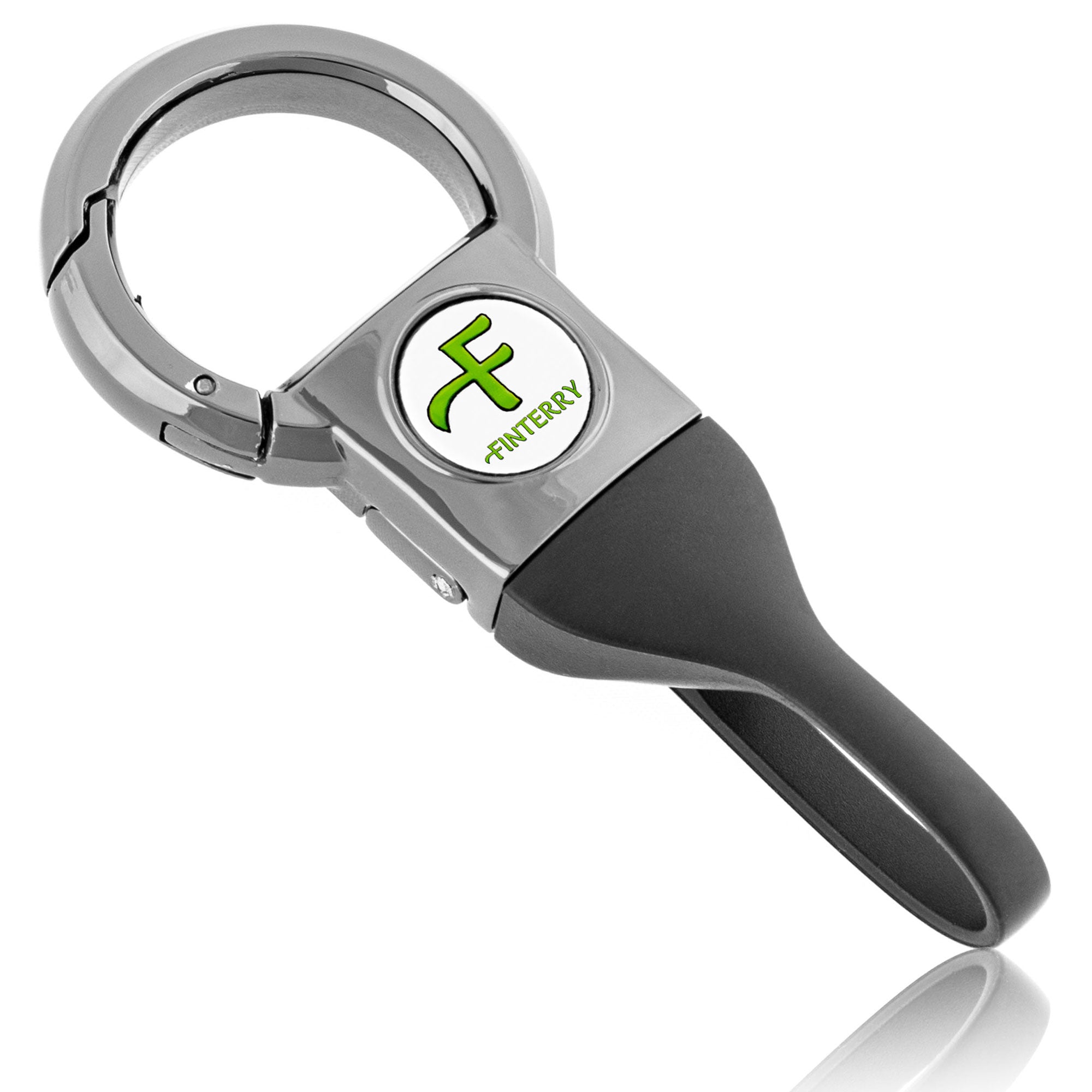 Finterra Schlüsselanhänger – Metall, Verschluss