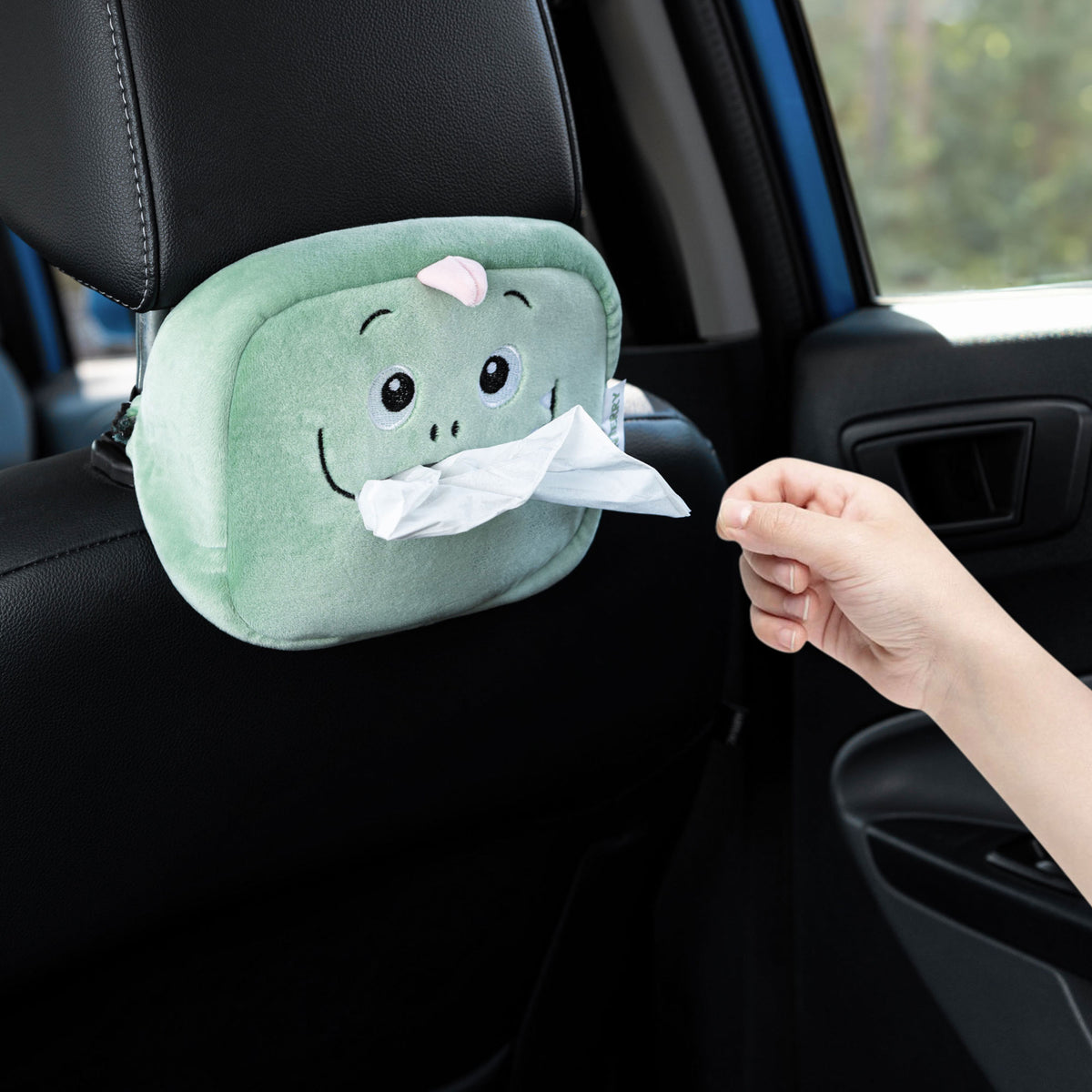 Plüsch-Taschentuchspender fürs Auto – Dinosaurier