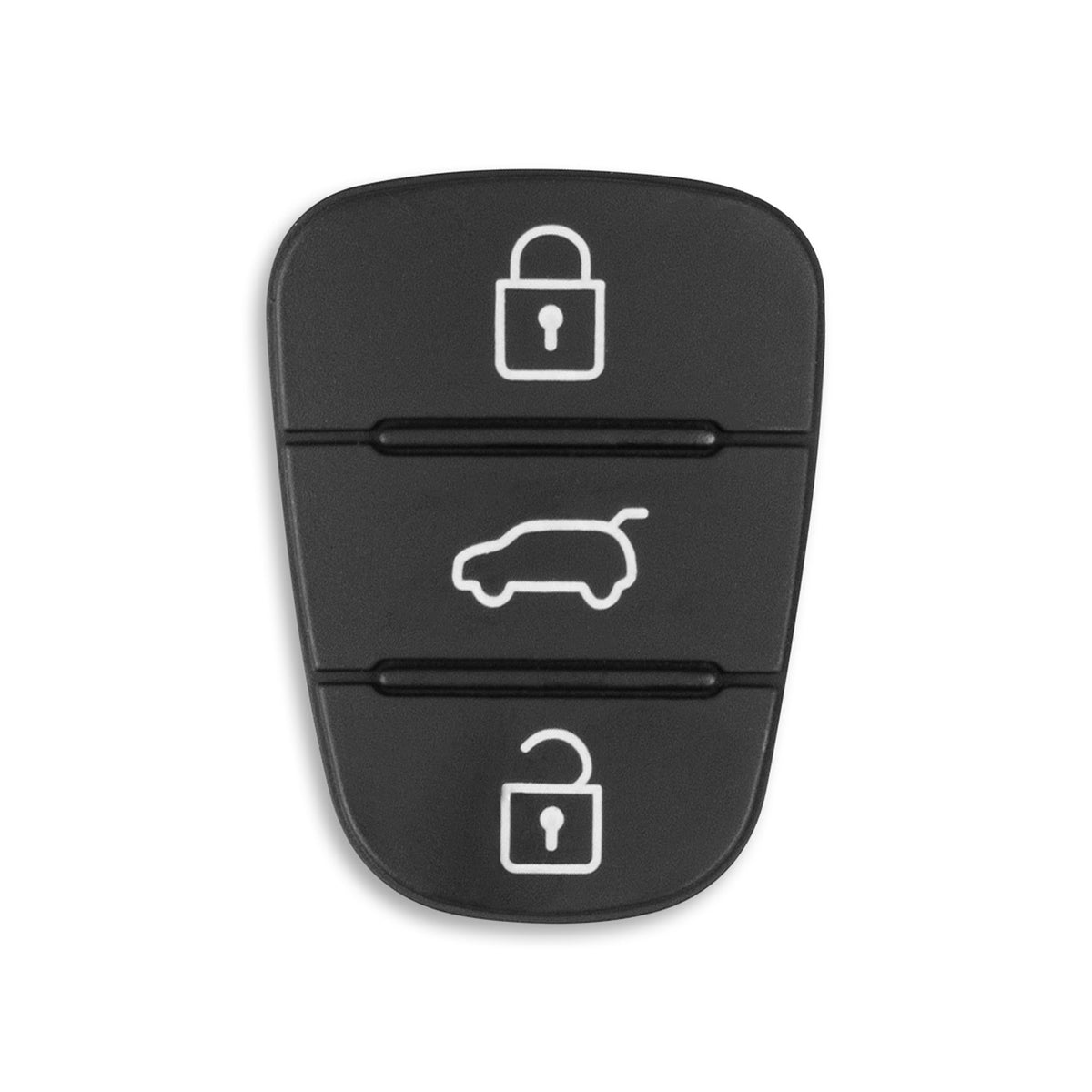 Kia/Hyundai Schlüsselknopfgummis – 3 Tasten