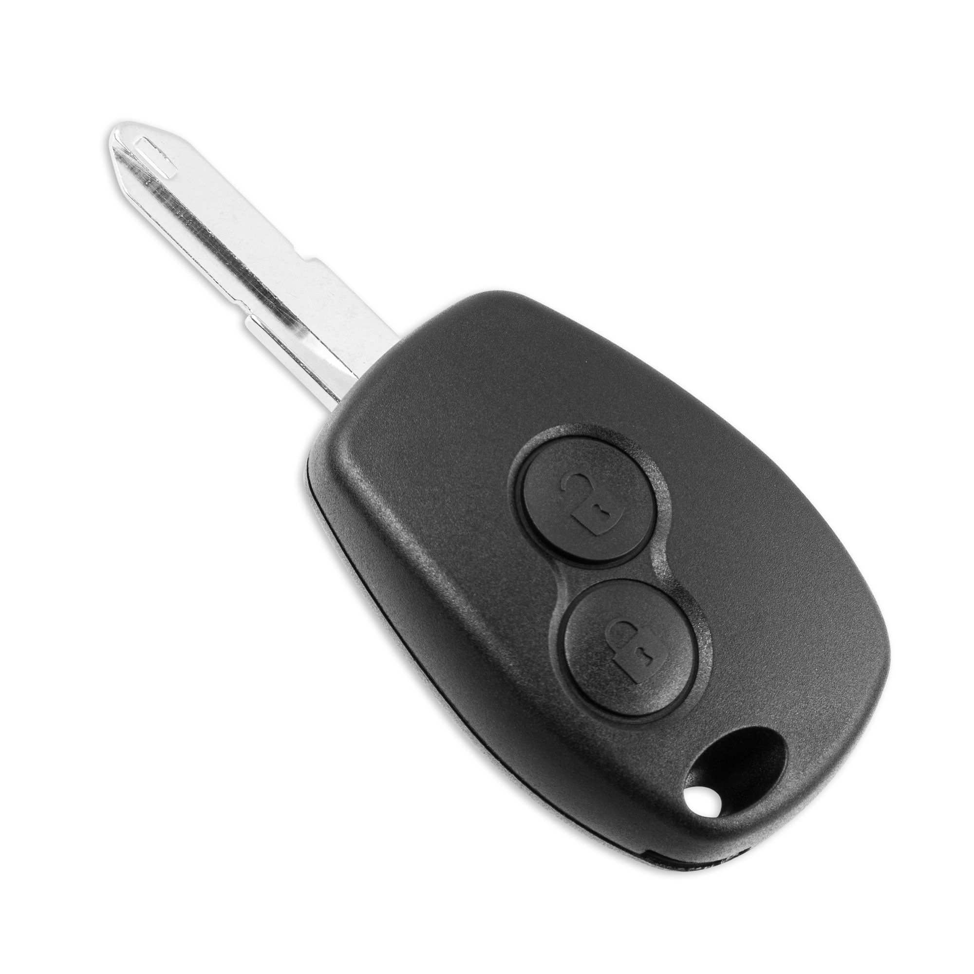 Renault / Dacia / Opel Schlüsselgehäuse – 2 Tasten mit Schlüsselbart