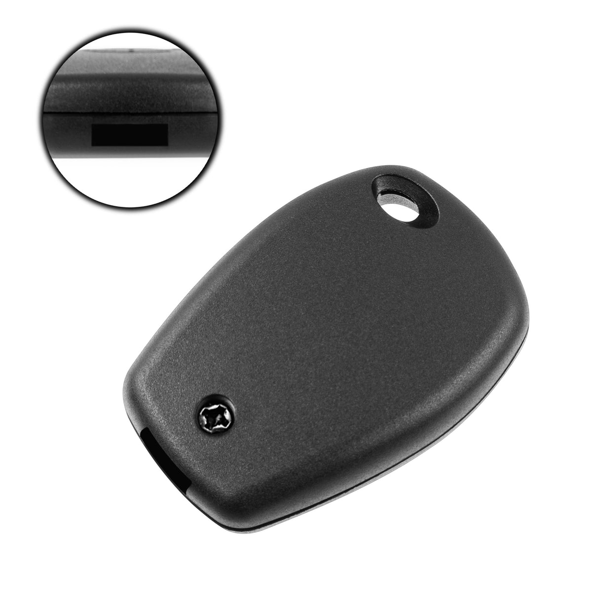 Renault / Dacia / Opel Schlüsselgehäuse – 2 Tasten | ohne Schlüsselbart | 9,5 × 2,5 mm