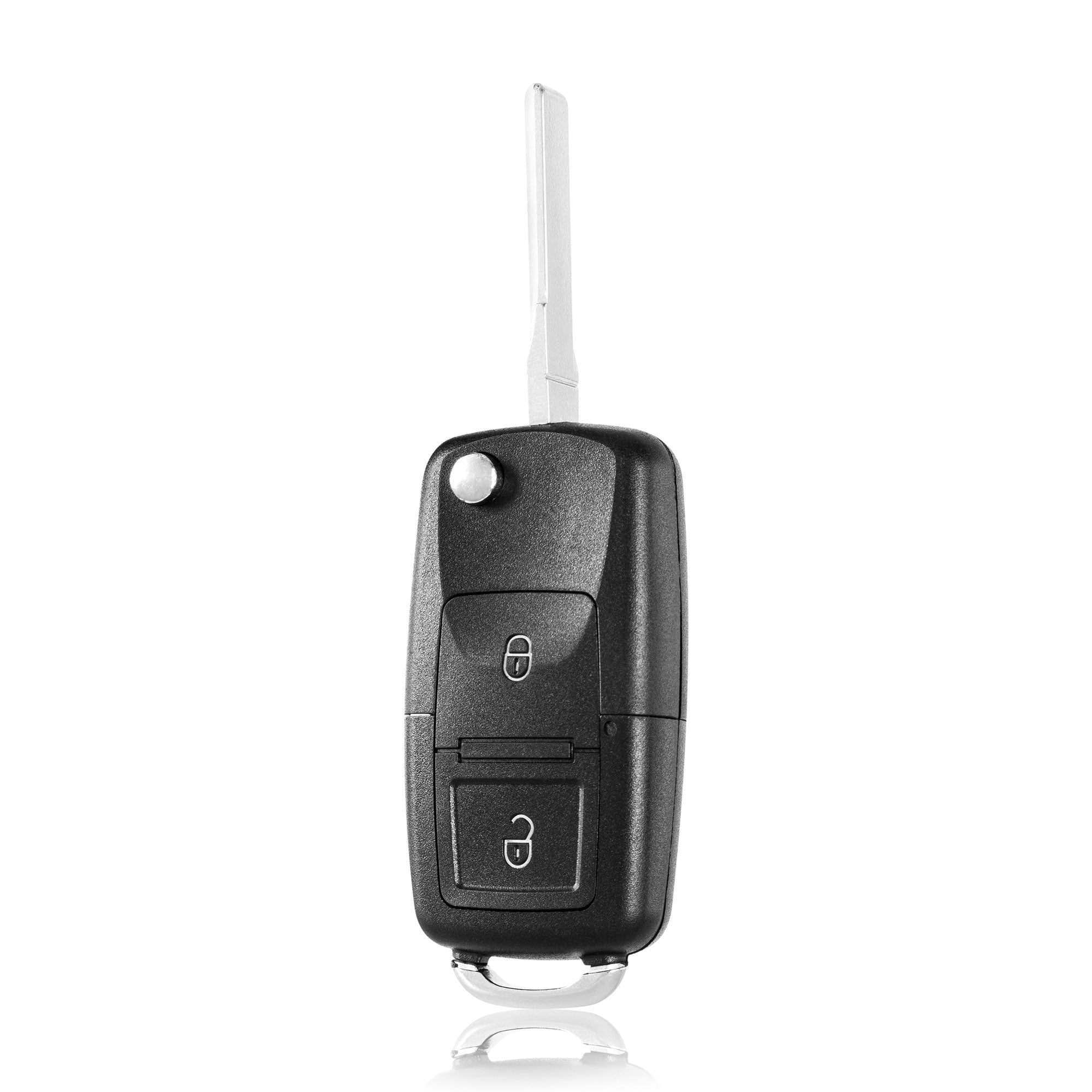 VW / Skoda / Seat Schlüsselgehäuse – 2 Tasten | LED mittig