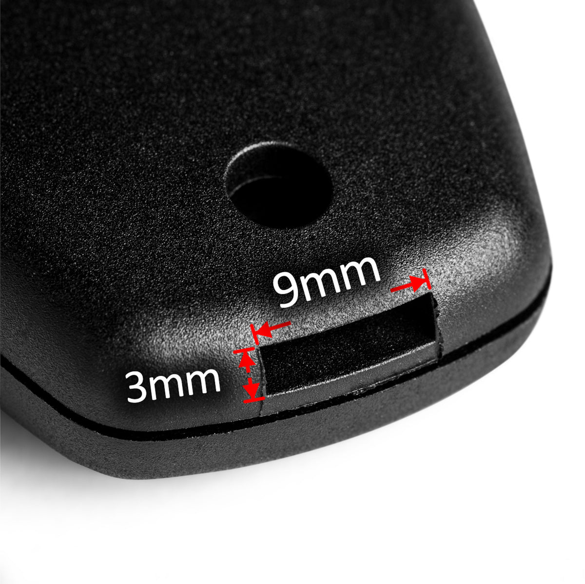 Renault / Dacia / Opel Schlüsselgehäuse – 3 Tasten | ohne Schlüsselbart | 9 × 3 mm