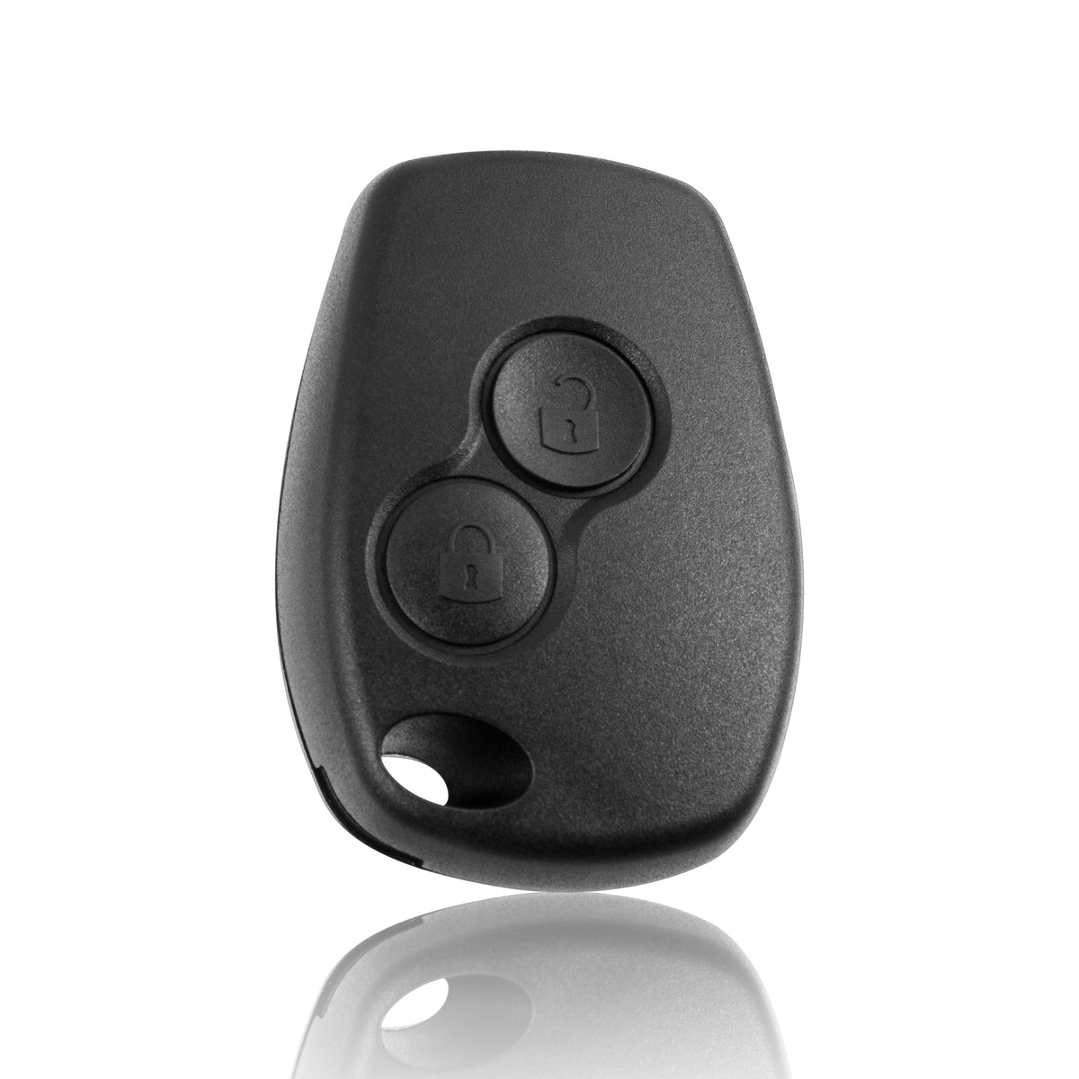 Renault / Dacia / Opel Schlüsselgehäuse – 2 Tasten | ohne Schlüsselbart | 9 × 3 mm