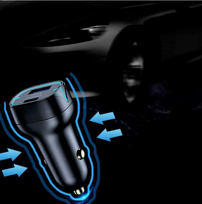 USB-C- + USB-A-Autoladegerät 38 W PD QC 3.0
