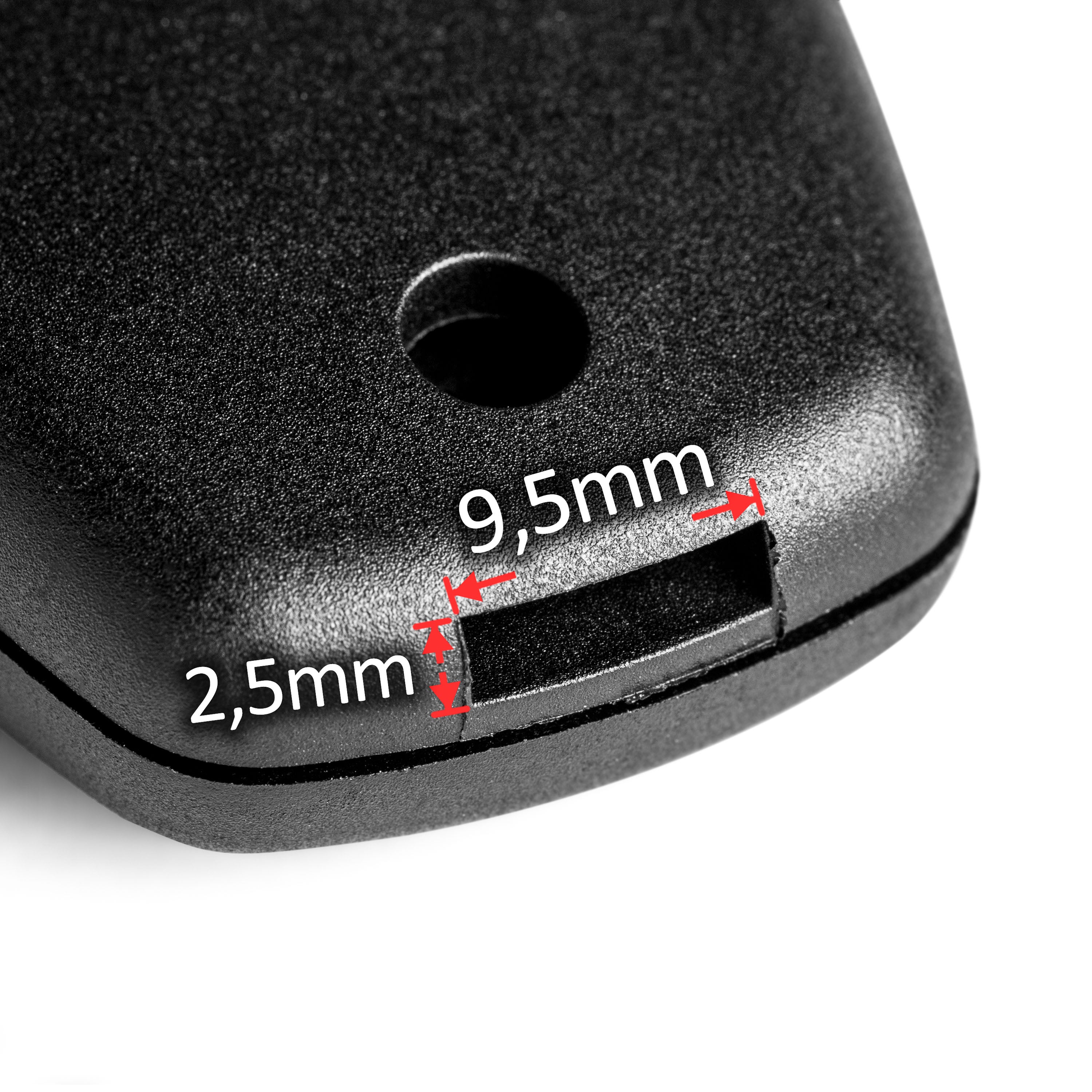 Renault / Dacia / Opel Schlüsselgehäuse – 3 Tasten | ohne Schlüsselbart | 9,5 × 2,5 mm