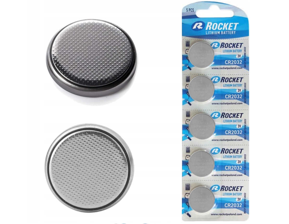CR2032 3V Lithiumbatterie – 5er-Set