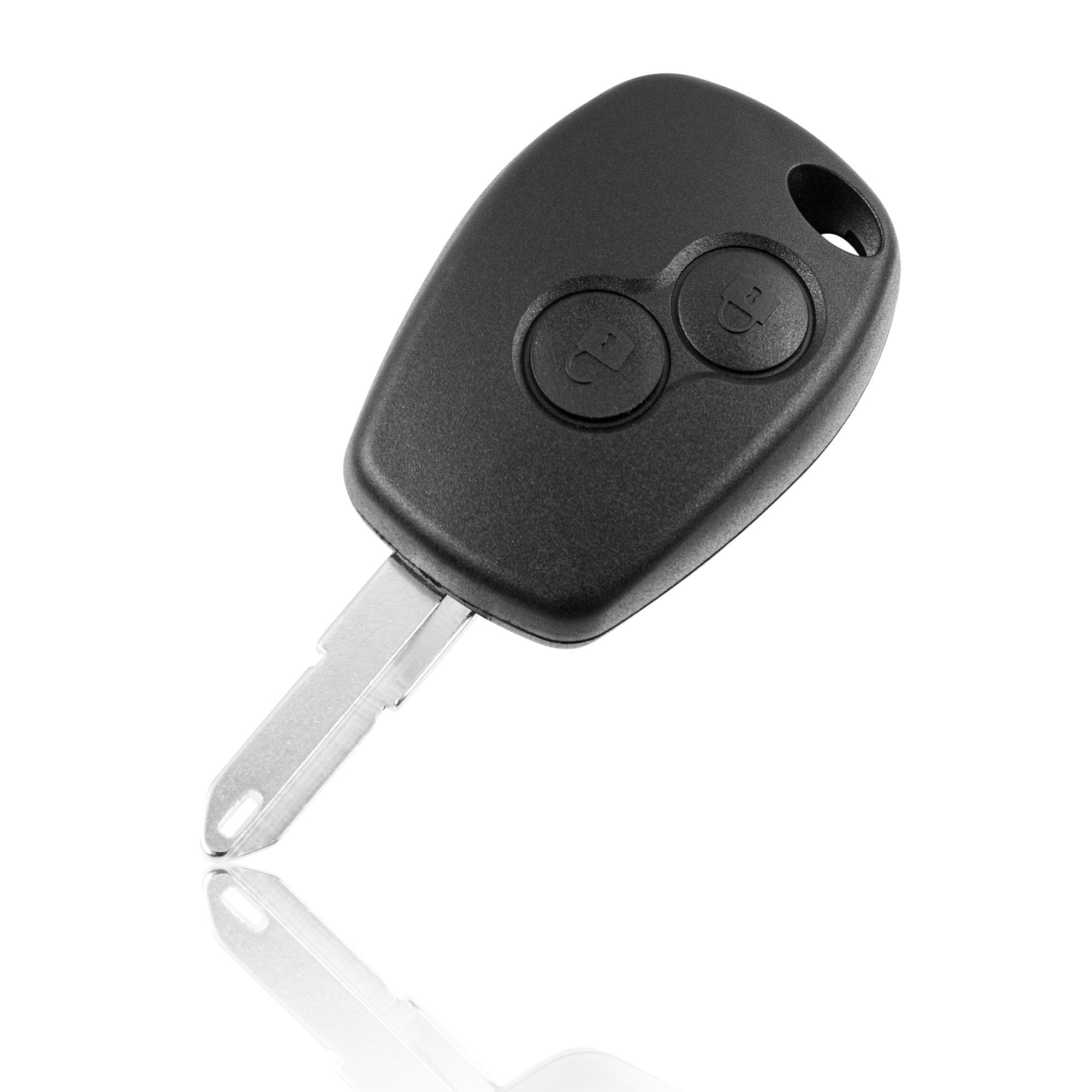 Renault / Dacia / Opel Schlüsselgehäuse – 2 Tasten mit Schlüsselbart