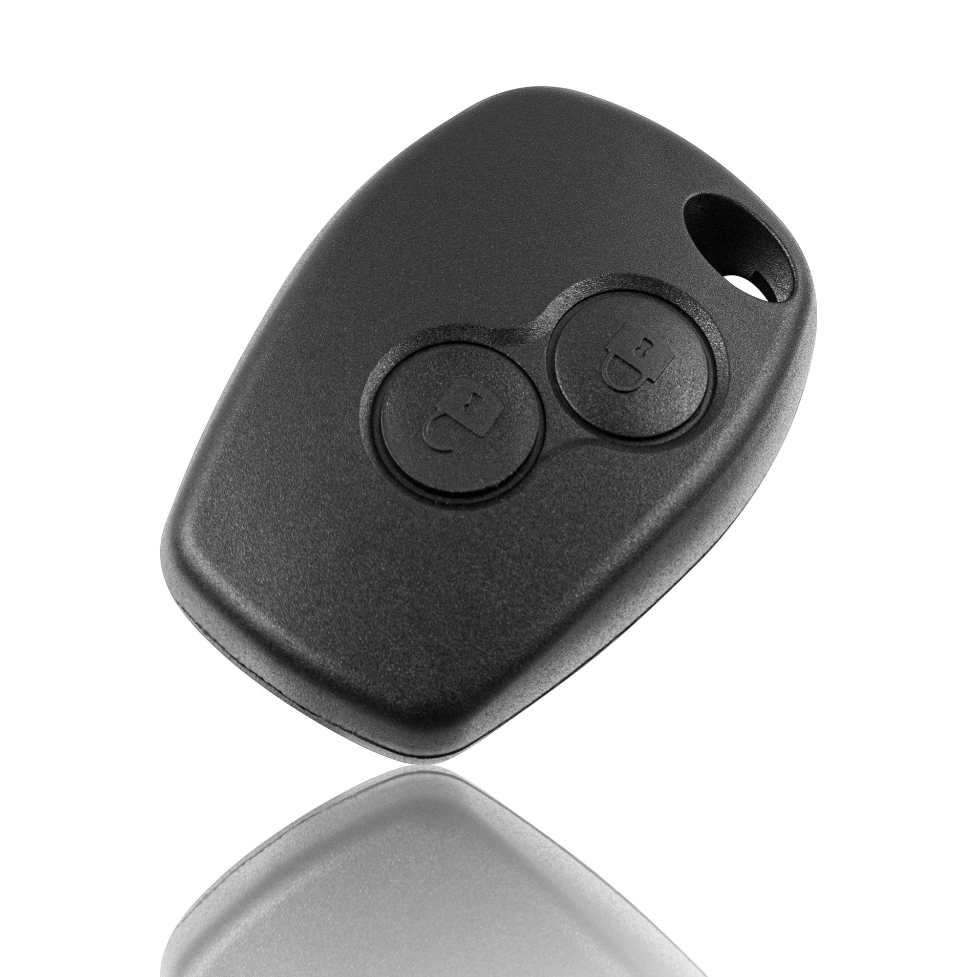 Renault / Dacia / Opel Schlüsselgehäuse – 2 Tasten | ohne Schlüsselbart | 9,5 × 2,5 mm