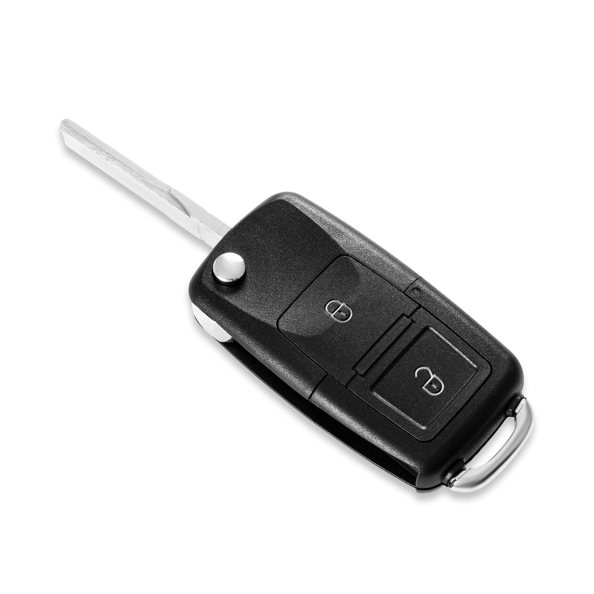 VW / Skoda / Seat Schlüsselgehäuse – 2 Tasten | LED mittig