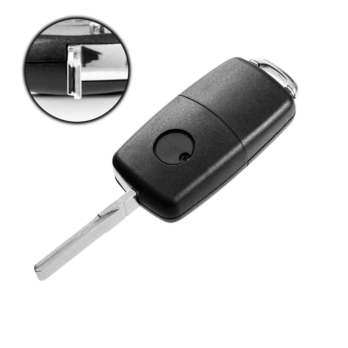 VW / Skoda / Seat Schlüsselgehäuse – 3 Tasten | LED mittig