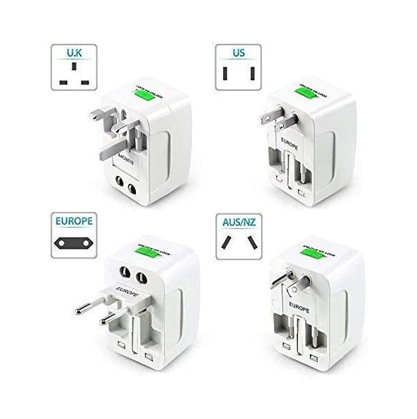 Adapter podróżny uniwersalny – typy wtyczek UK US EU AUS